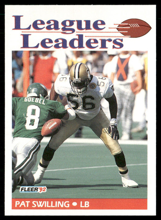 Pat Swilling 1992 Fleer #461 New Orleans Saints