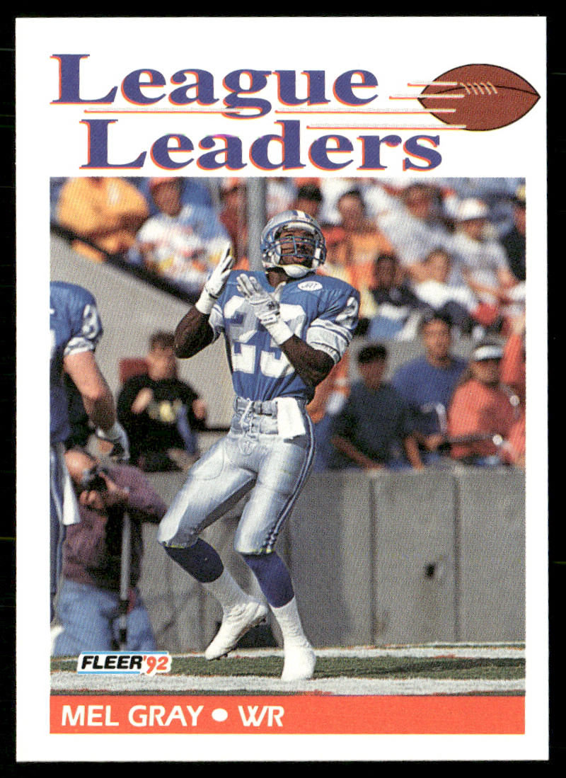 Mel Gray 1992 Fleer #467 Detroit Lions