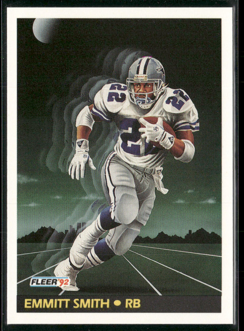 Emmitt Smith 1992 Fleer #475 Dallas Cowboys