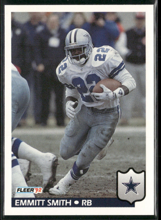 Emmitt Smith 1992 Fleer #89 Dallas Cowboys