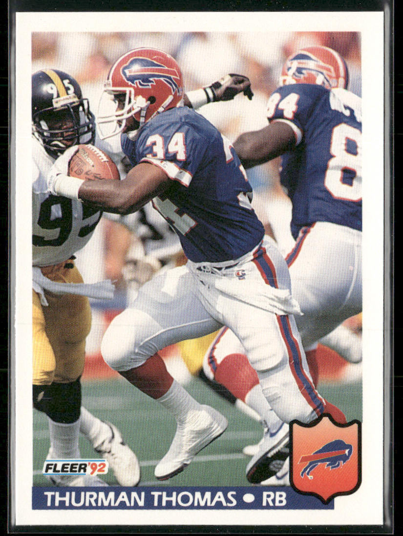 Thurman Thomas 1992 Fleer #33 Buffalo Bills