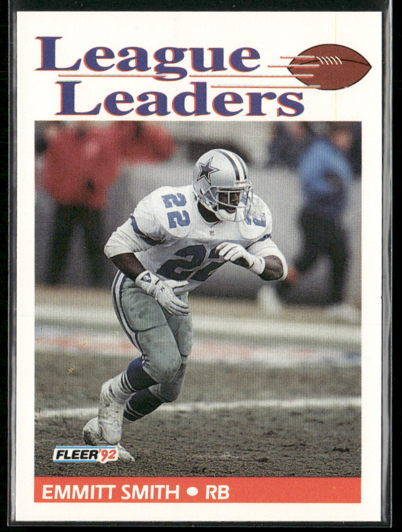 Emmitt Smith 1992 Fleer #453 Dallas Cowboys