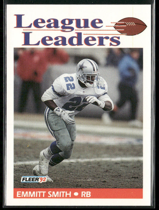 Emmitt Smith 1992 Fleer #453 Dallas Cowboys
