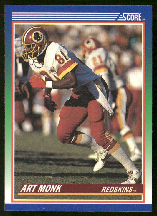 Art Monk 1990 Score #12 Washington Redskins