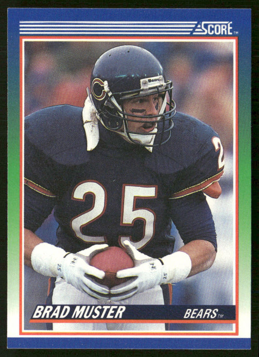 Brad Muster 1990 Score #17 Chicago Bears
