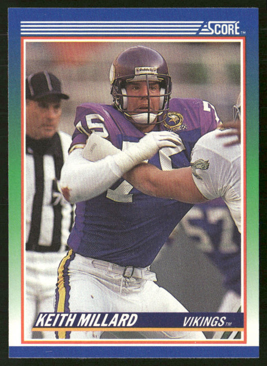 Keith Millard 1990 Score #38 Minnesota Vikings