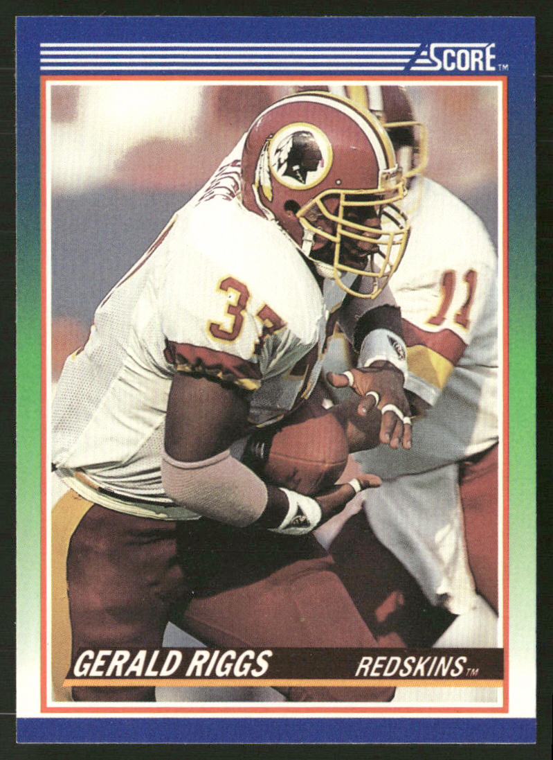 Gerald Riggs 1990 Score #66 Washington Redskins