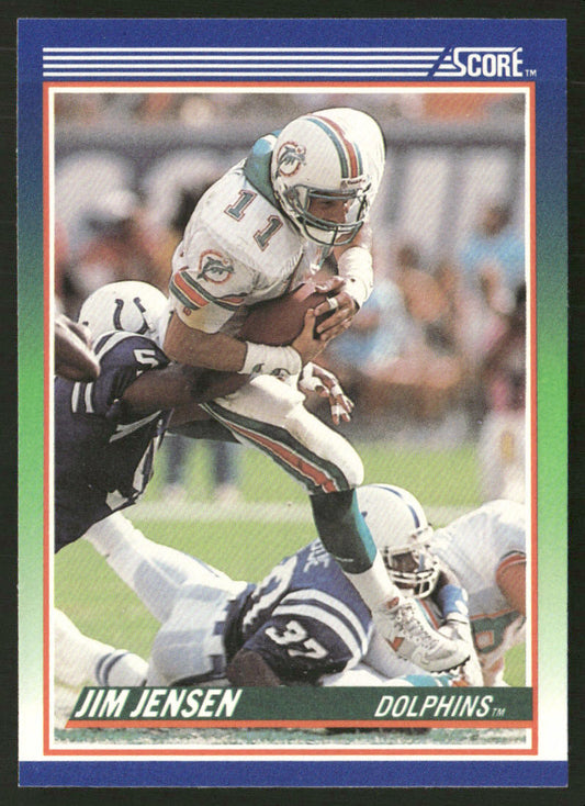 Jim Jensen 1990 Score #84 Miami Dolphins