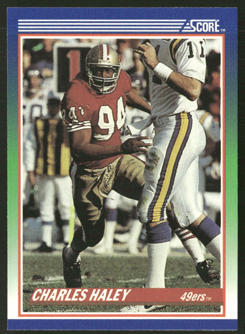 Charles Haley 1990 Score #94 San Francisco 49ers