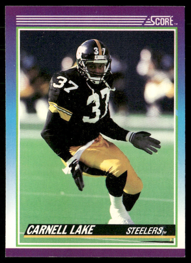 Carnell Lake 1990 Score #111 Pittsburgh Steelers