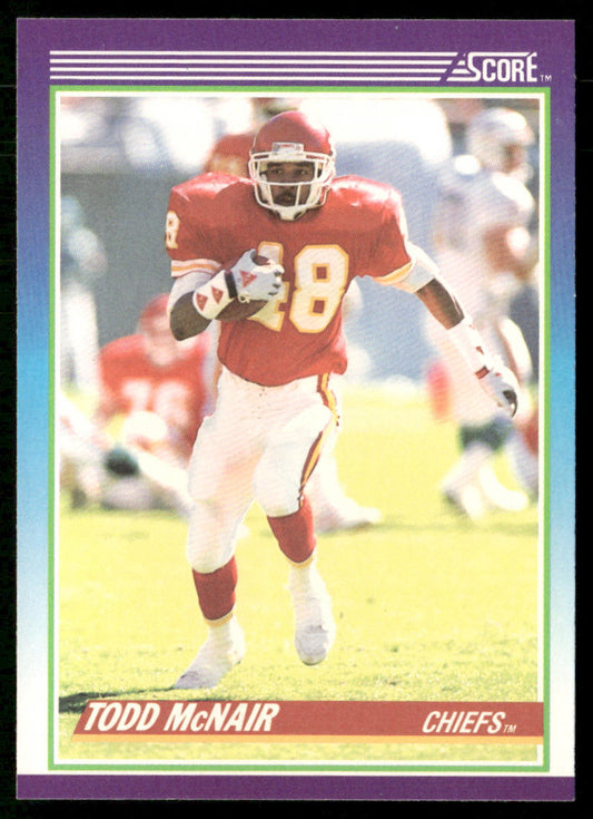 Todd McNair 1990 Score #137 RC Kansas City Chiefs