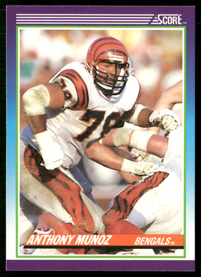 Anthony Munoz 1990 Score #178 Cincinnati Bengals
