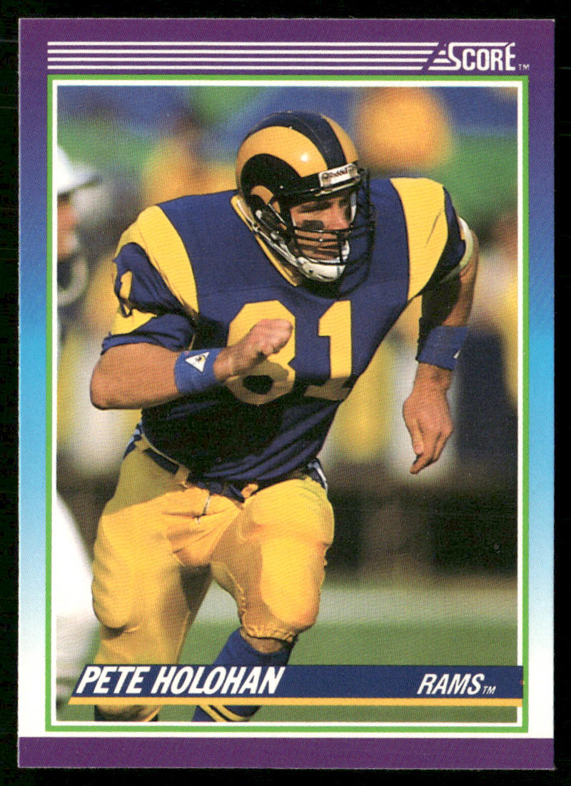 Pete Holohan 1990 Score #179 Los Angeles Rams