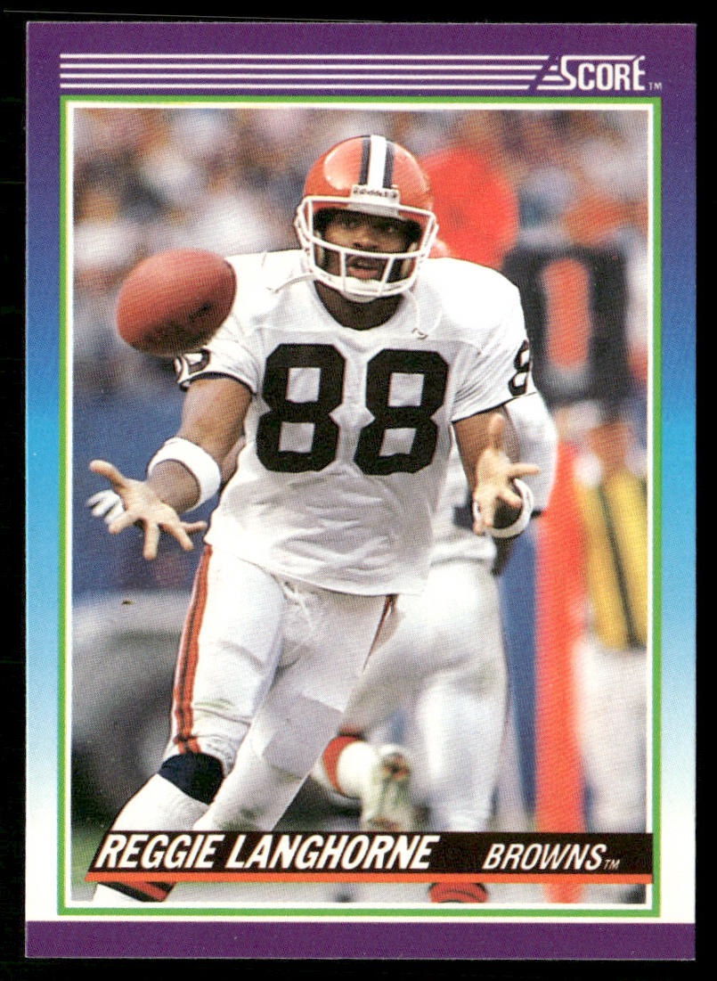 Reggie Langhorne 1990 Score #186 Cleveland Browns