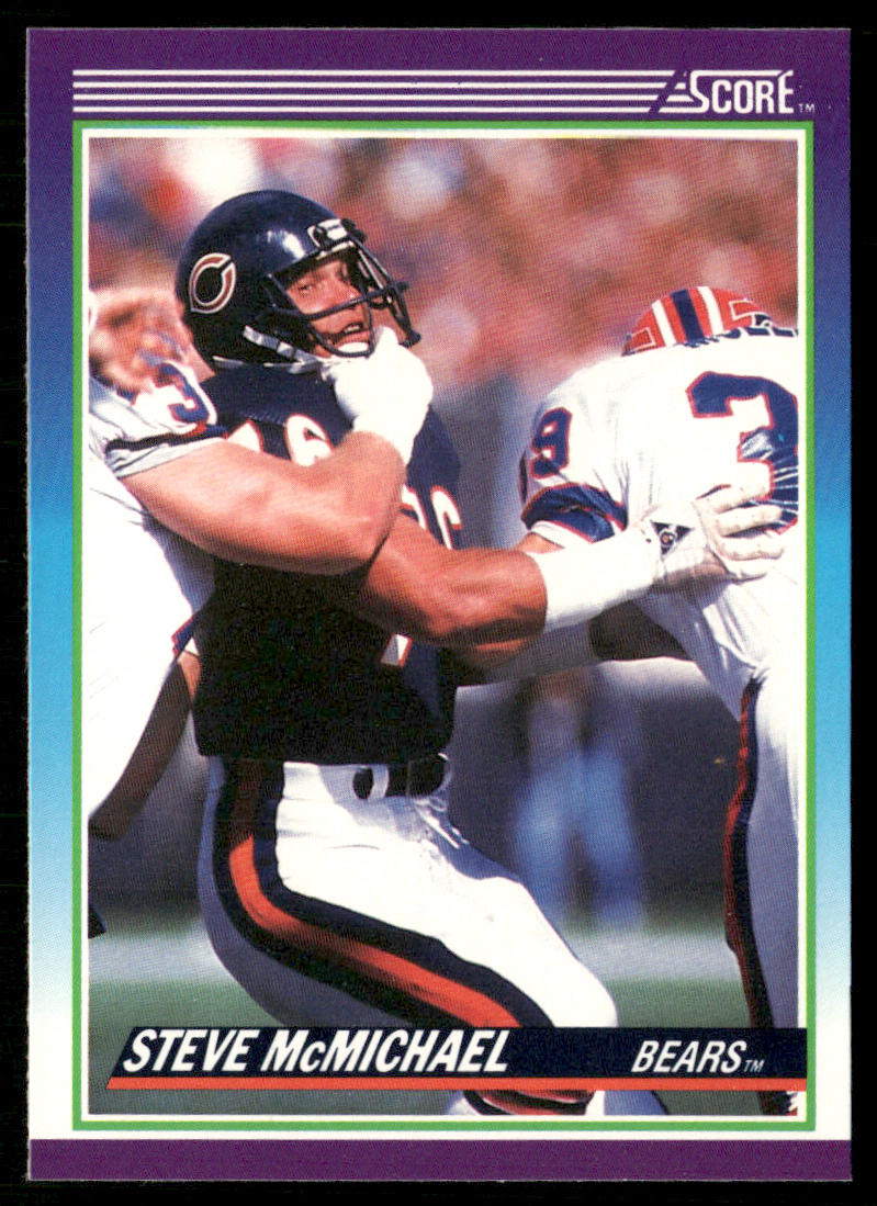 Steve McMichael 1990 Score #197 Chicago Bears