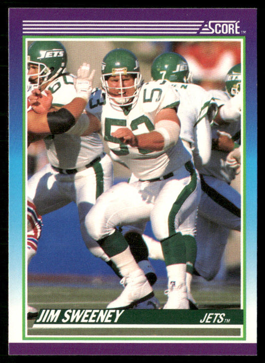 Jim Sweeney 1990 Score #198 New York Jets
