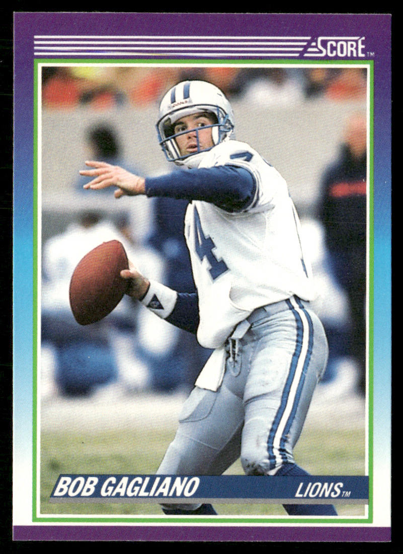 Bob Gagliano 1990 Score #214 RC Detroit Lions