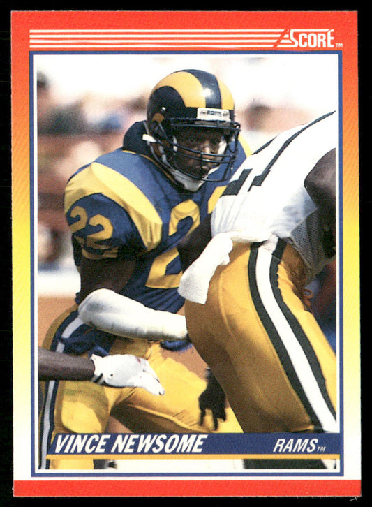 Vince Newsome 1990 Score #222 RC Los Angeles Rams