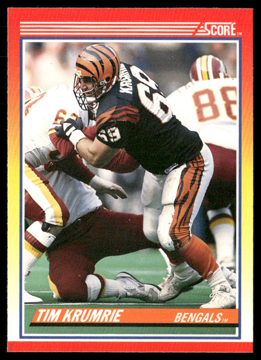 Tim Krumrie 1990 Score #237 Cincinnati Bengals