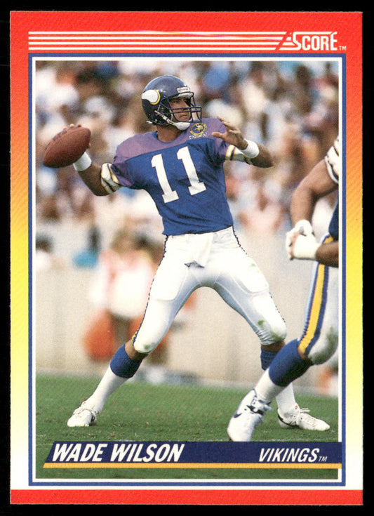 Wade Wilson 1990 Score #250 Minnesota Vikings