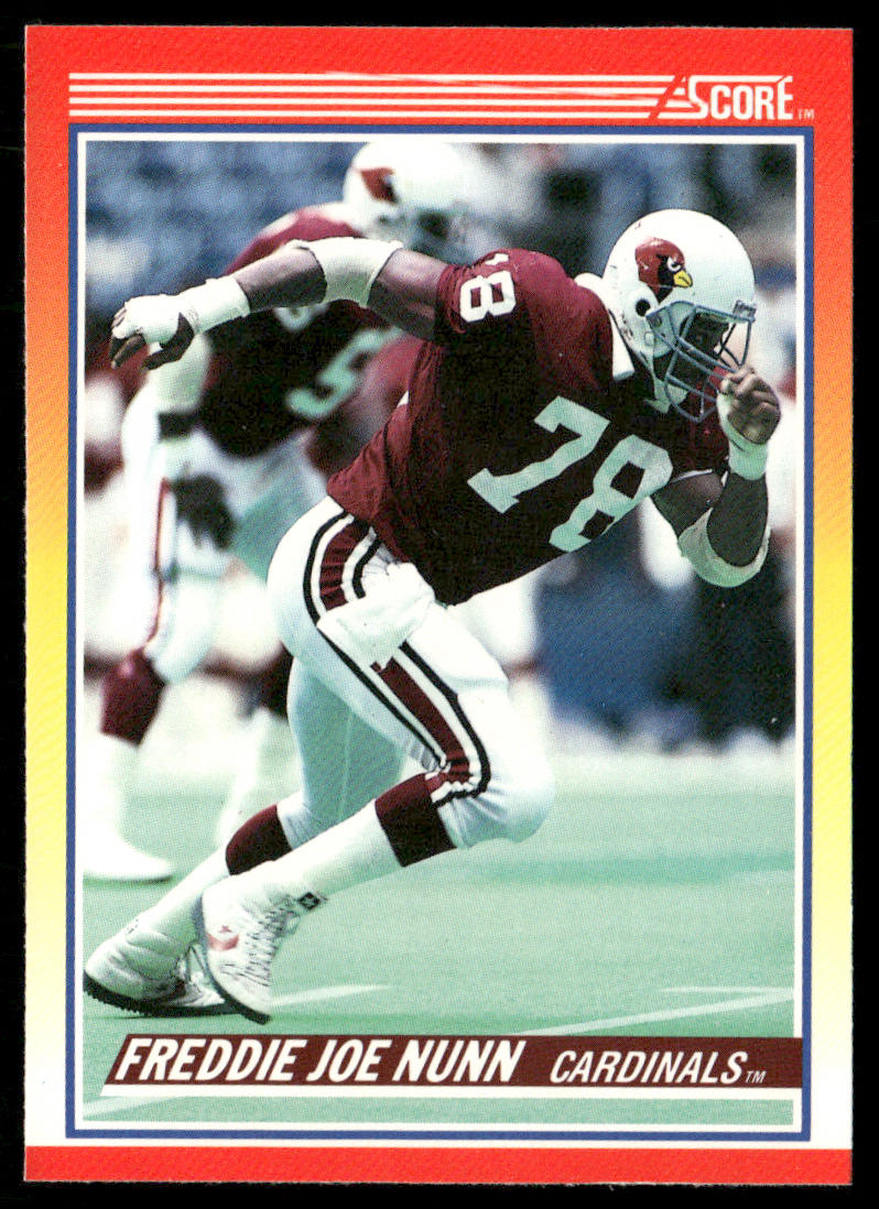 Freddie Joe Nunn 1990 Score #251 Phoenix Cardinals