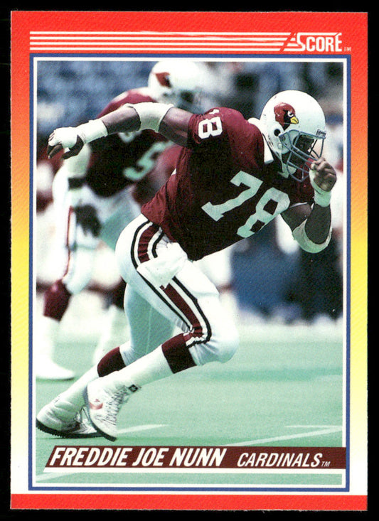 Freddie Joe Nunn 1990 Score #251 Phoenix Cardinals