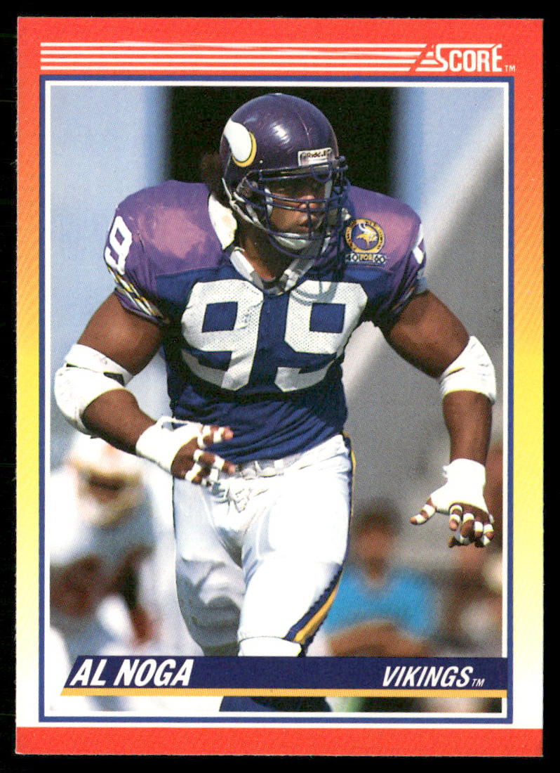 Al Noga 1990 Score #278 RC Minnesota Vikings