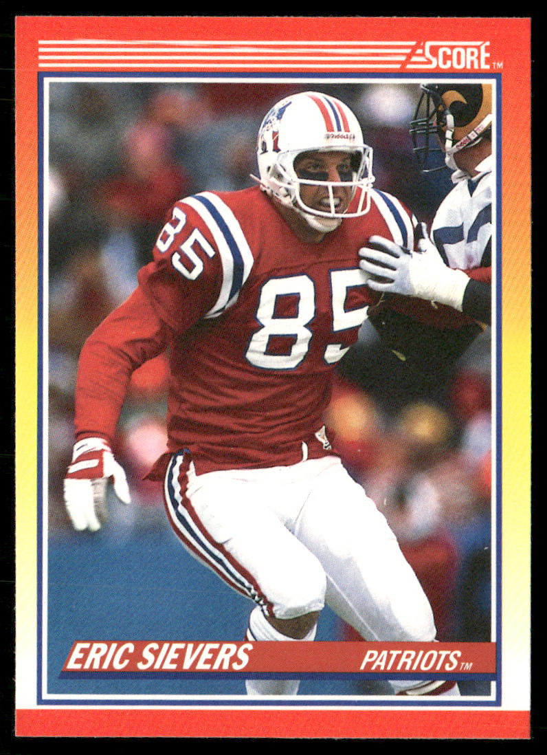 Eric Sievers 1990 Score #283 RC New England Patriots