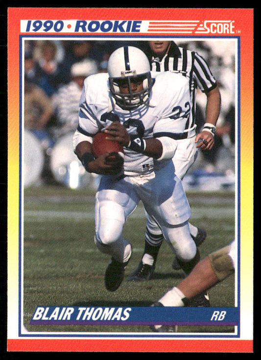 Blair Thomas 1990 Score #300 RC Penn State Nittany Lions
