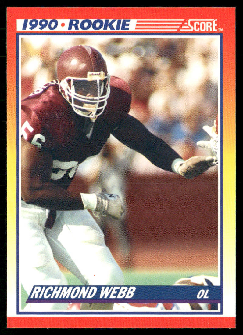 Richmond Webb 1990 Score #306 RC Texas A&M Aggies