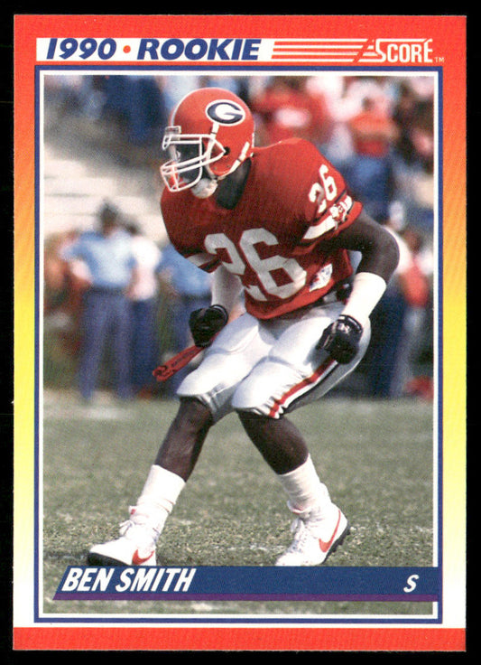 Ben Smith 1990 Score #310 RC Georgia Bulldogs