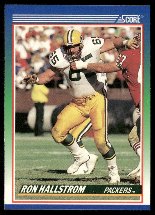 Ron Hallstrom 1990 Score #337 RC Green Bay Packers