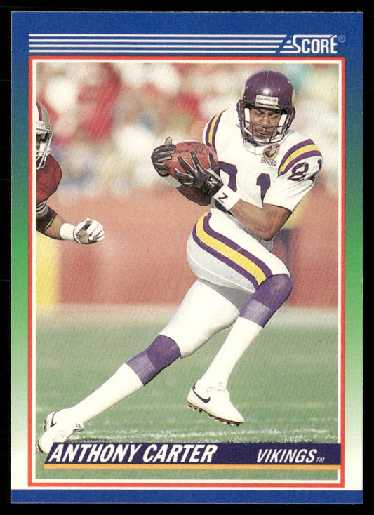 Anthony Carter 1990 Score #345 Minnesota Vikings