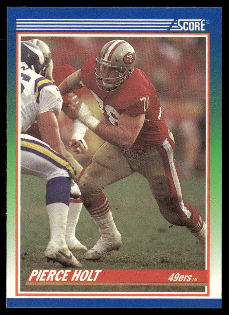 Pierce Holt 1990 Score #348 RC San Francisco 49ers