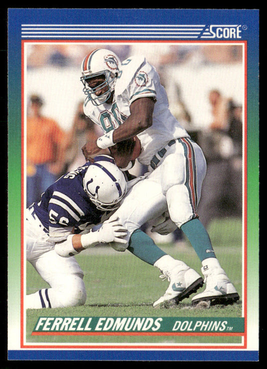 Ferrell Edmunds 1990 Score #349 Miami Dolphins