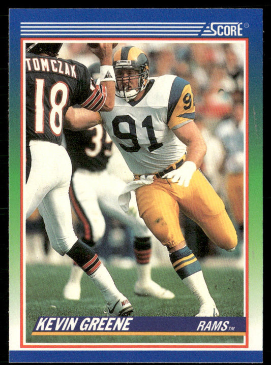 Kevin Greene 1990 Score #374 Los Angeles Rams