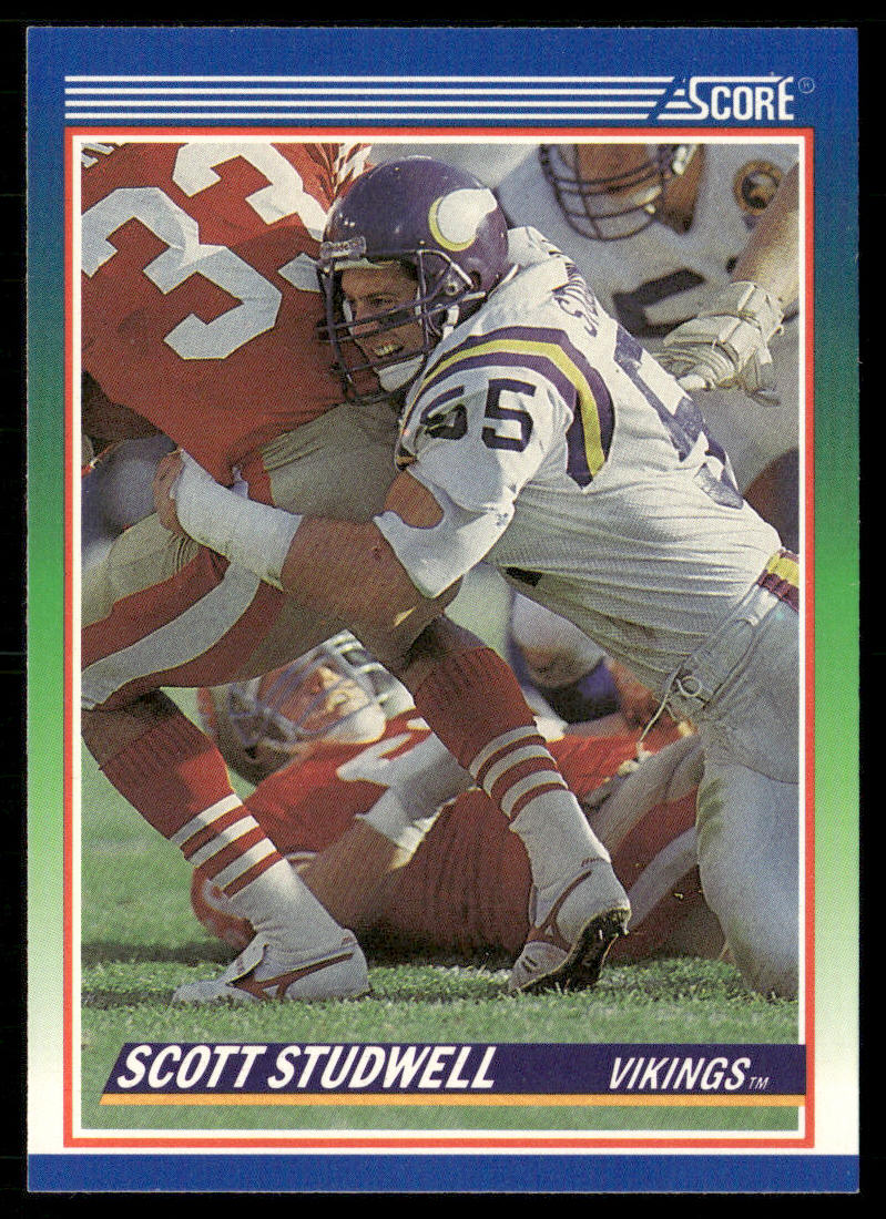 Scott Studwell 1990 Score #377 Minnesota Vikings