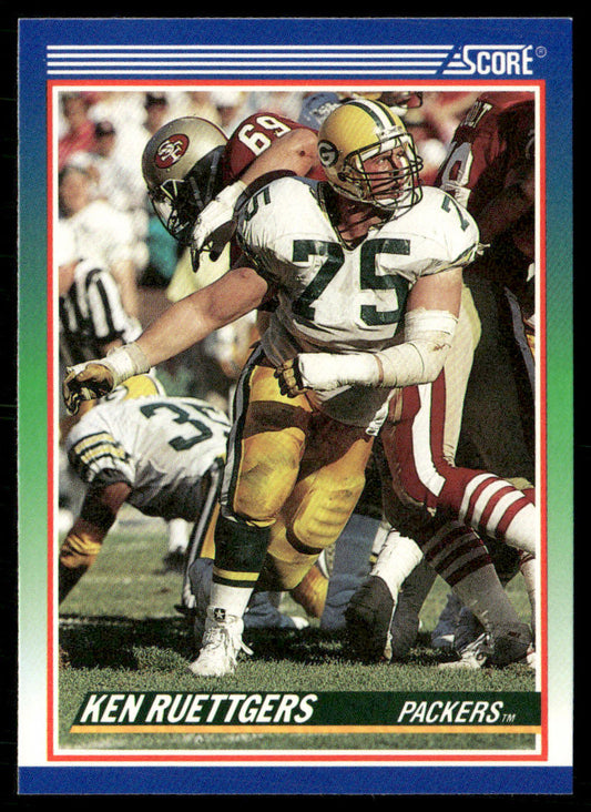 Ken Ruettgers 1990 Score #386 Green Bay Packers