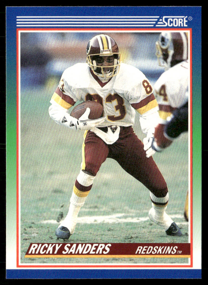 Ricky Sanders 1990 Score #389 Washington Redskins