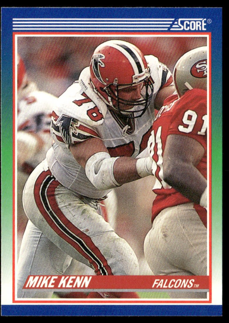 Mike Kenn 1990 Score #406 Atlanta Falcons