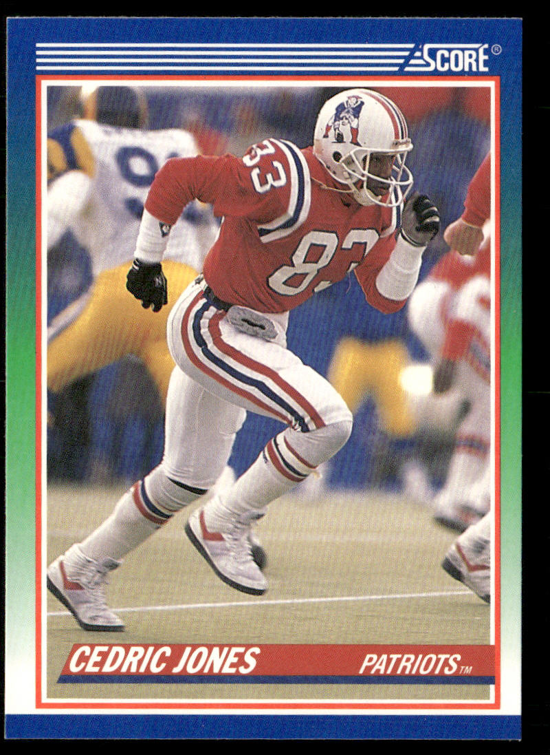 Cedric Jones 1990 Score #418 RC New England Patriots