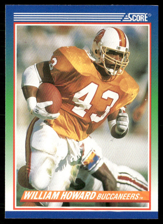William Howard 1990 Score #427 RC Tampa Bay Buccaneers