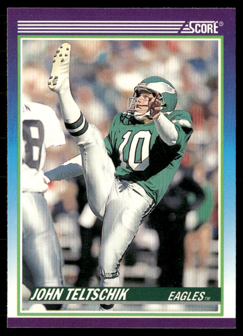 John Teltschik 1990 Score #453 Philadelphia Eagles