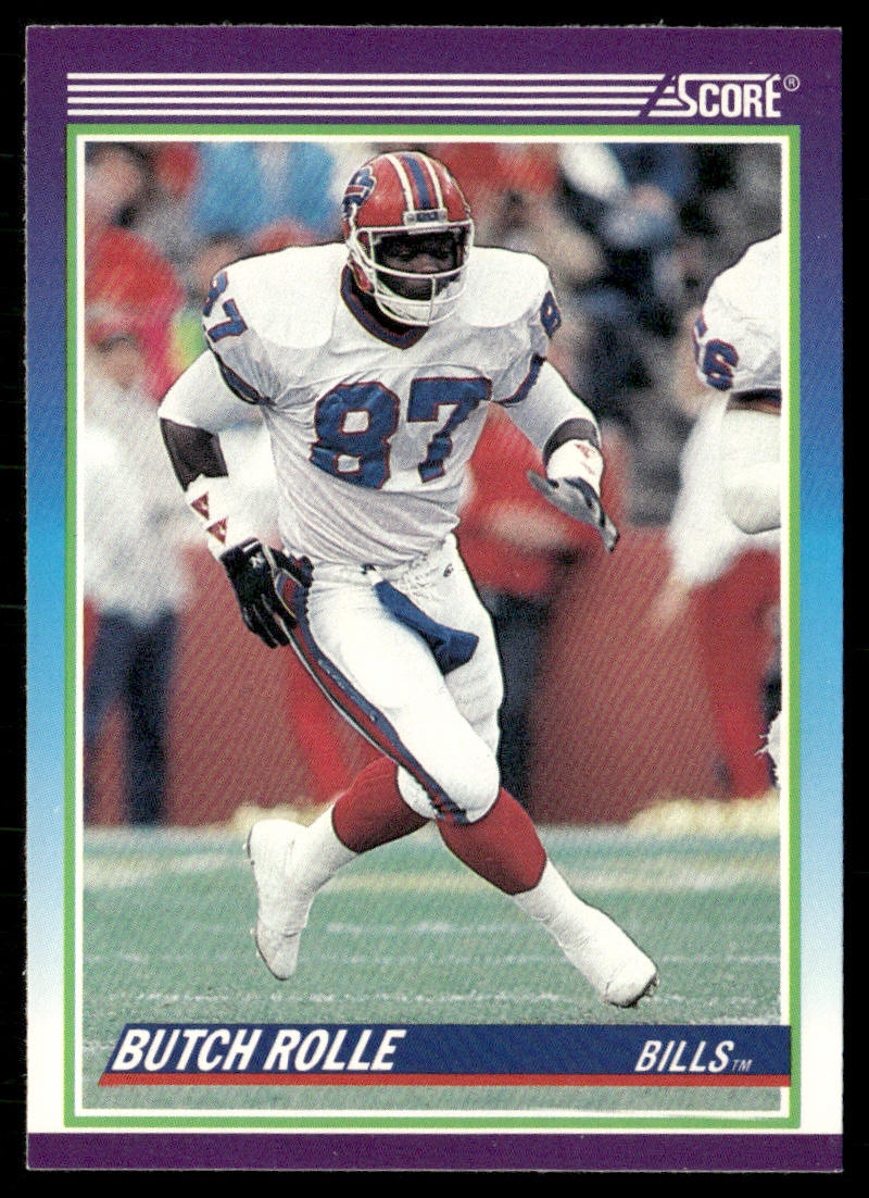 Butch Rolle 1990 Score #456 RC Buffalo Bills