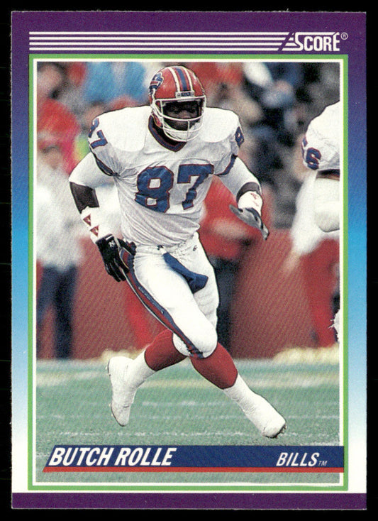 Butch Rolle 1990 Score #456 RC Buffalo Bills