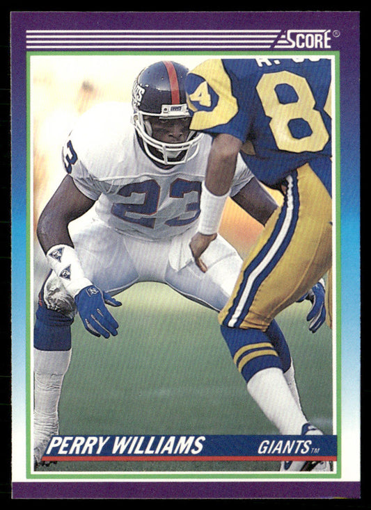 Perry Williams 1990 Score #471 New York Giants