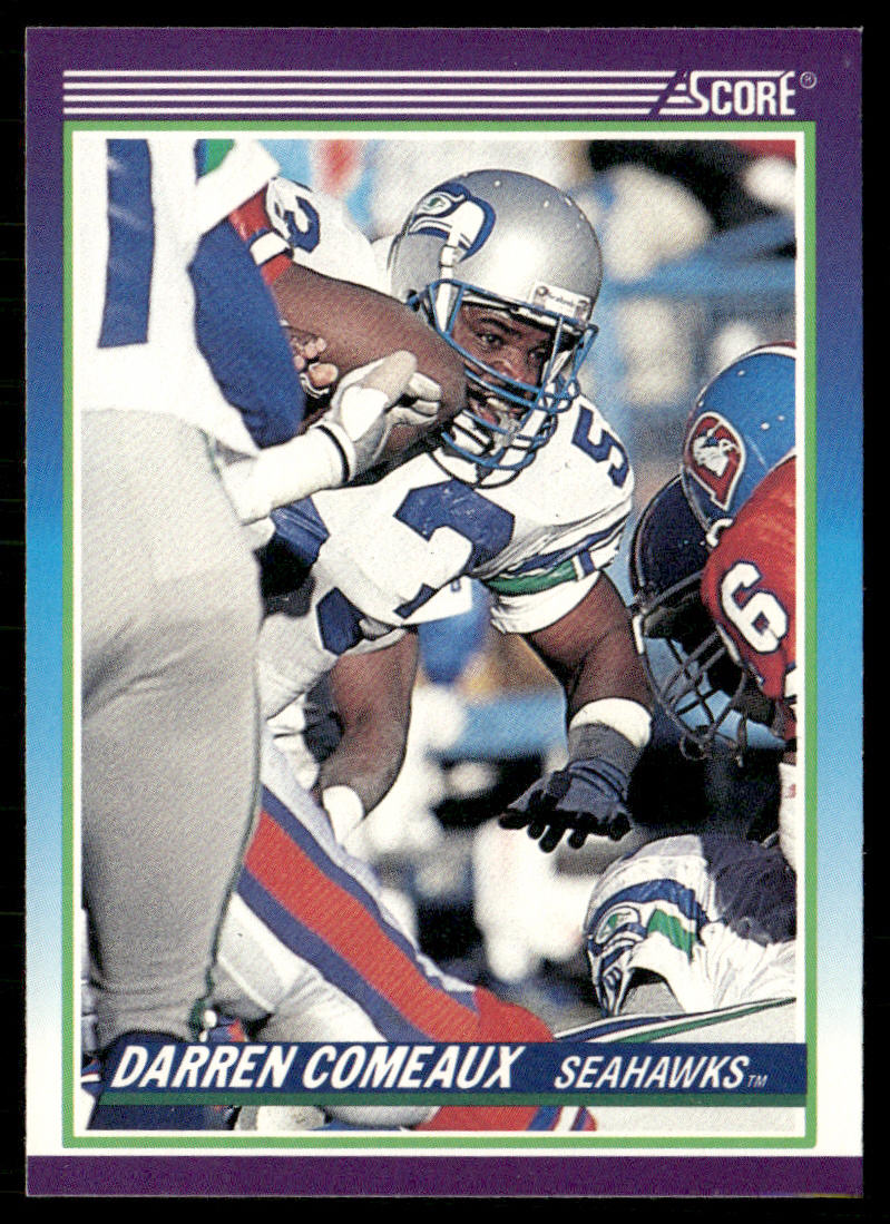 Darren Comeaux 1990 Score #472 RC Seattle Seahawks