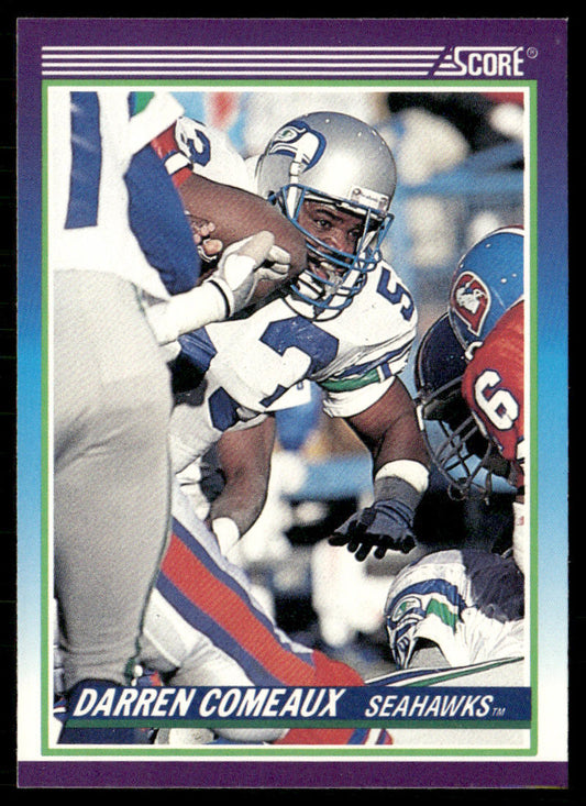 Darren Comeaux 1990 Score #472 RC Seattle Seahawks
