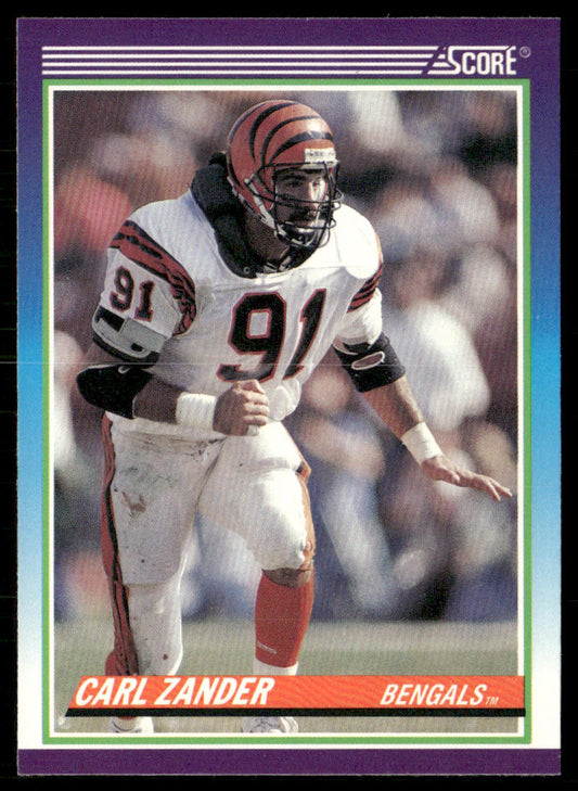 Carl Zander 1990 Score #478 Cincinnati Bengals