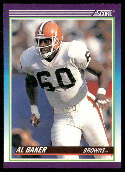 Al Baker 1990 Score #479 Cleveland Browns
